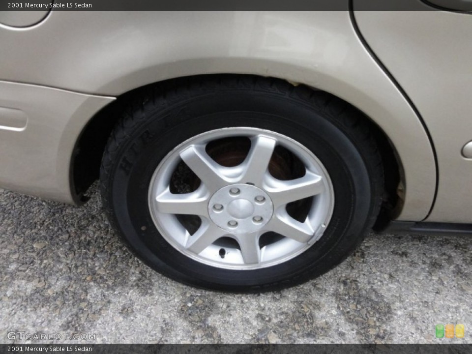 2001 Mercury Sable LS Sedan Wheel and Tire Photo #60201184