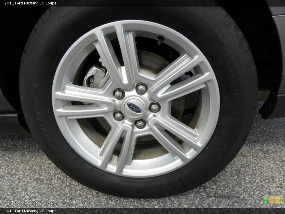 2011 Ford Mustang V6 Coupe Wheel and Tire Photo #60201262