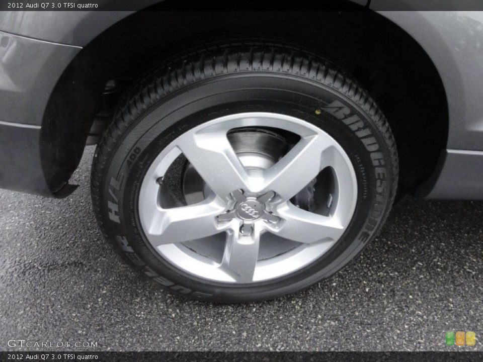 2012 Audi Q7 3.0 TFSI quattro Wheel and Tire Photo #60201941