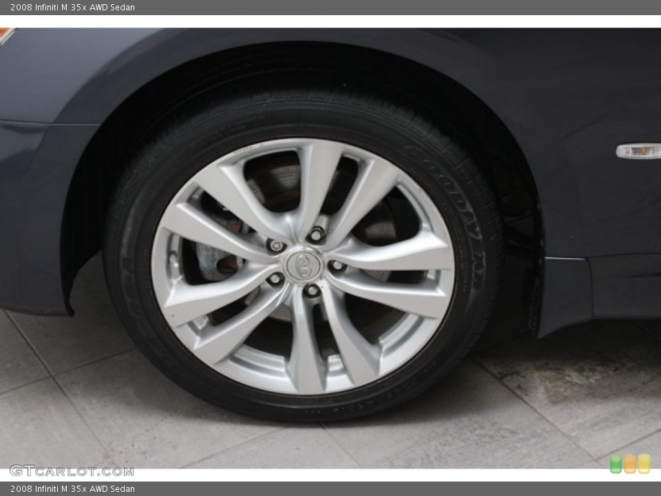 2008 Infiniti M 35x AWD Sedan Wheel and Tire Photo #60205189