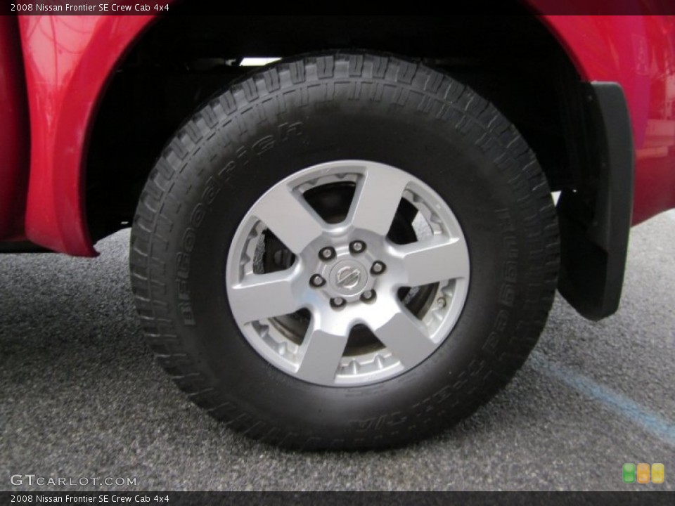 2008 Nissan Frontier SE Crew Cab 4x4 Wheel and Tire Photo #60208735