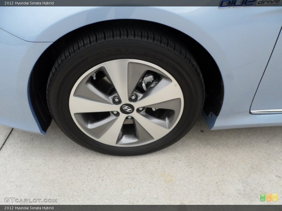 2012 Hyundai Sonata Hybrid Wheel and Tire Photo #60211789