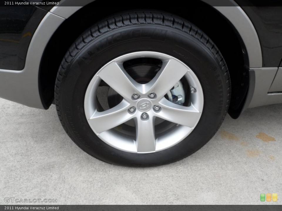 2011 Hyundai Veracruz Limited Wheel and Tire Photo #60212278