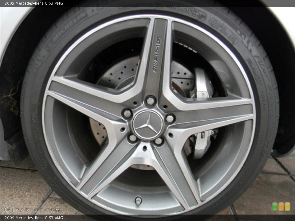 2009 Mercedes-Benz C 63 AMG Wheel and Tire Photo #60214678