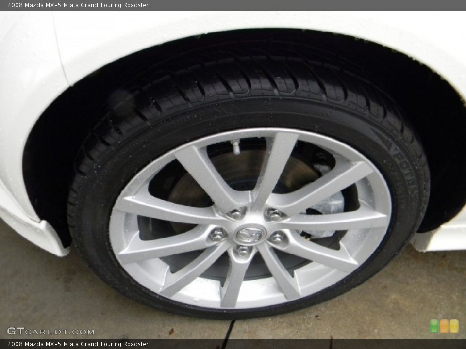 2008 Mazda MX-5 Miata Grand Touring Roadster Wheel and Tire Photo #60221638