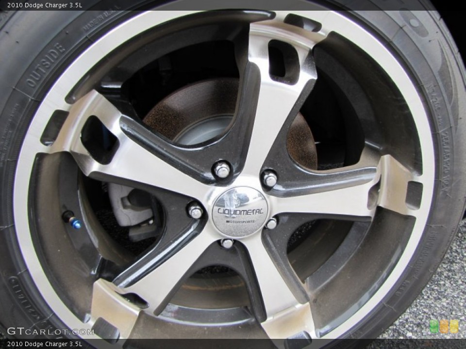 2010 Dodge Charger Custom Wheel and Tire Photo #60221860