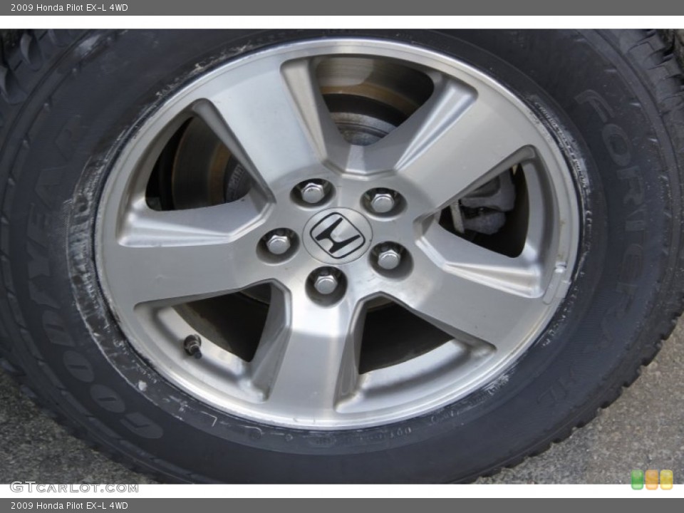 2009 Honda Pilot EX-L 4WD Wheel and Tire Photo #60238021