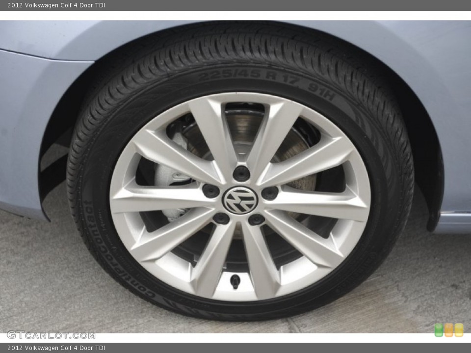 2012 Volkswagen Golf 4 Door TDI Wheel and Tire Photo #60241621