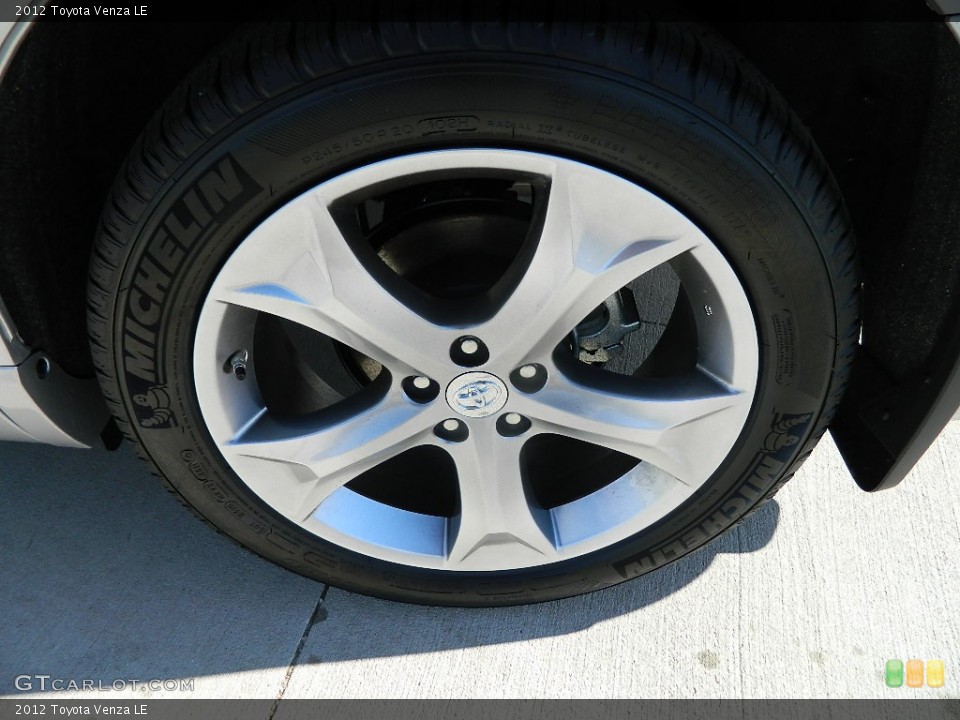 2012 Toyota Venza LE Wheel and Tire Photo #60241960