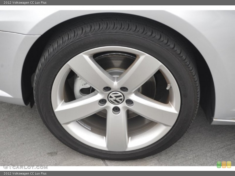 2012 Volkswagen CC Lux Plus Wheel and Tire Photo #60245065