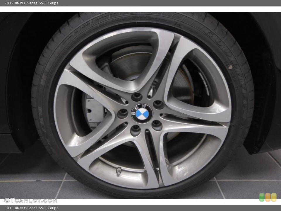 2012 BMW 6 Series 650i Coupe Wheel and Tire Photo #60251321