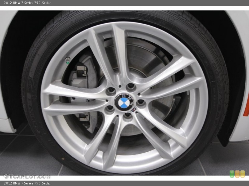 2012 BMW 7 Series 750i Sedan Wheel and Tire Photo #60251543