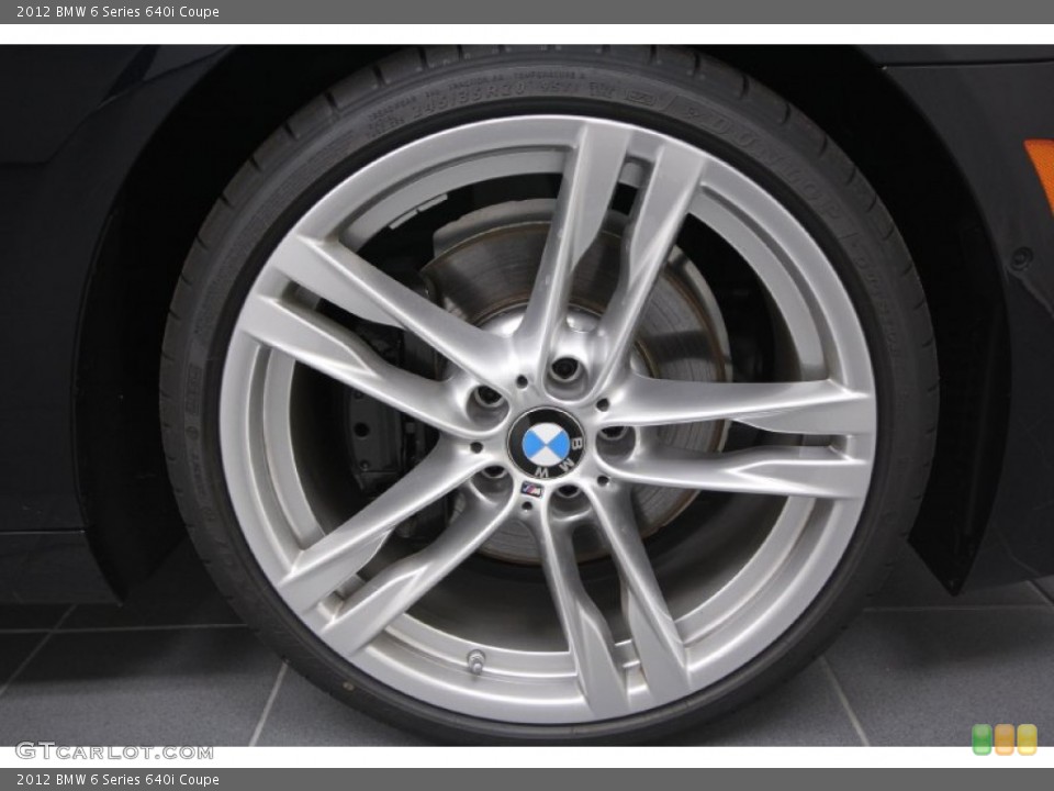 2012 BMW 6 Series 640i Coupe Wheel and Tire Photo #60251795