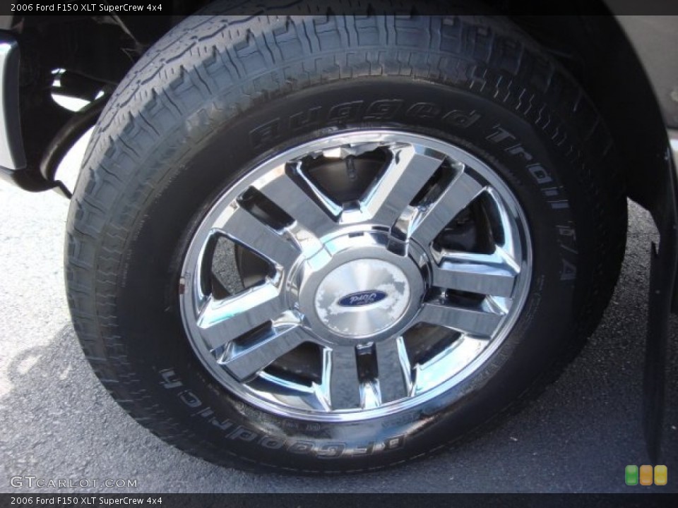 2006 Ford F150 XLT SuperCrew 4x4 Wheel and Tire Photo #60252266