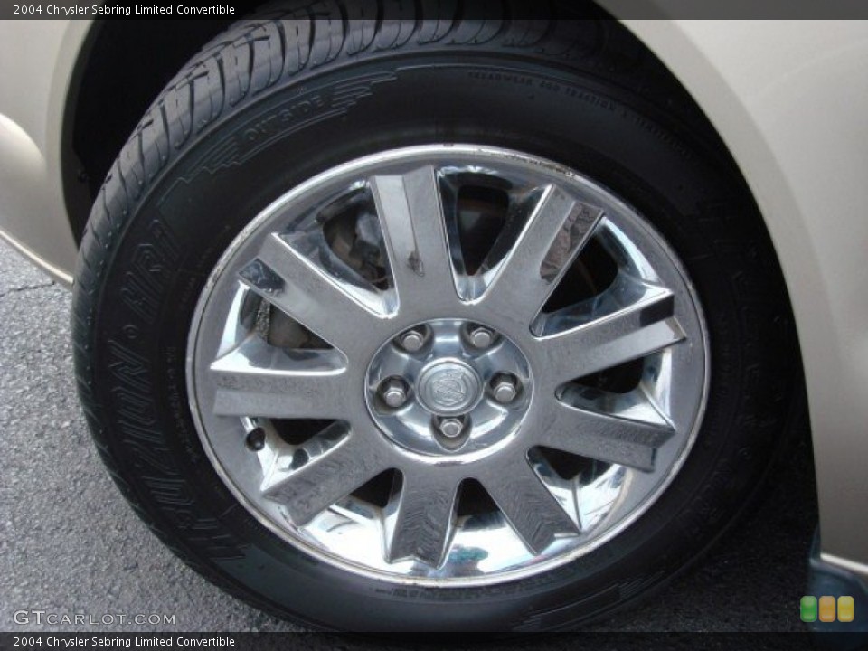 2004 Chrysler Sebring Limited Convertible Wheel and Tire Photo #60252932