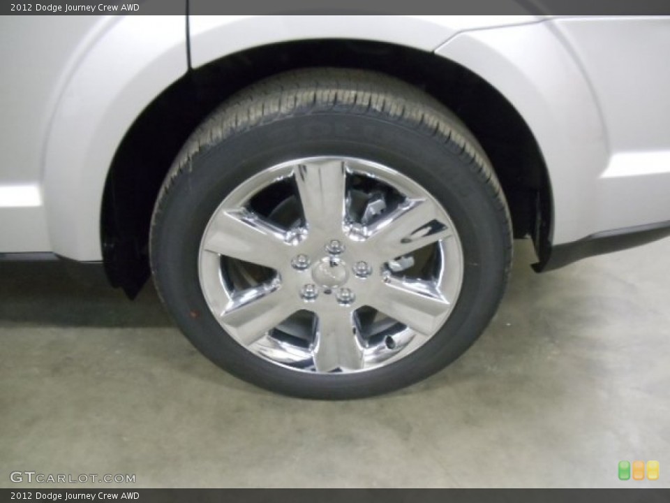 2012 Dodge Journey Crew AWD Wheel and Tire Photo #60255449