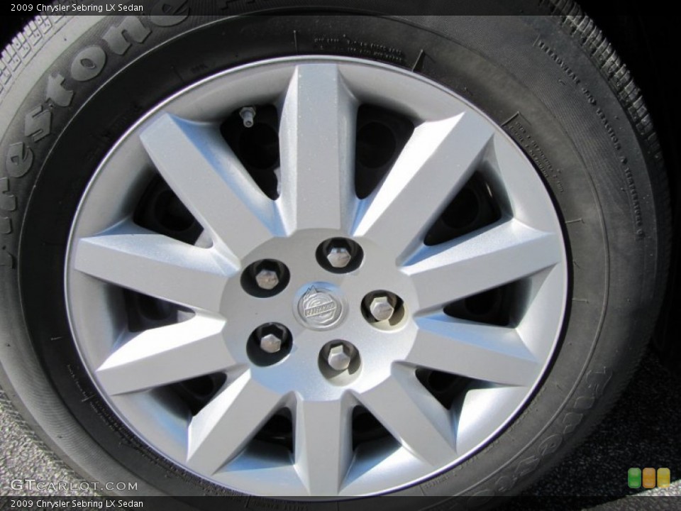 2009 Chrysler Sebring LX Sedan Wheel and Tire Photo #60265508