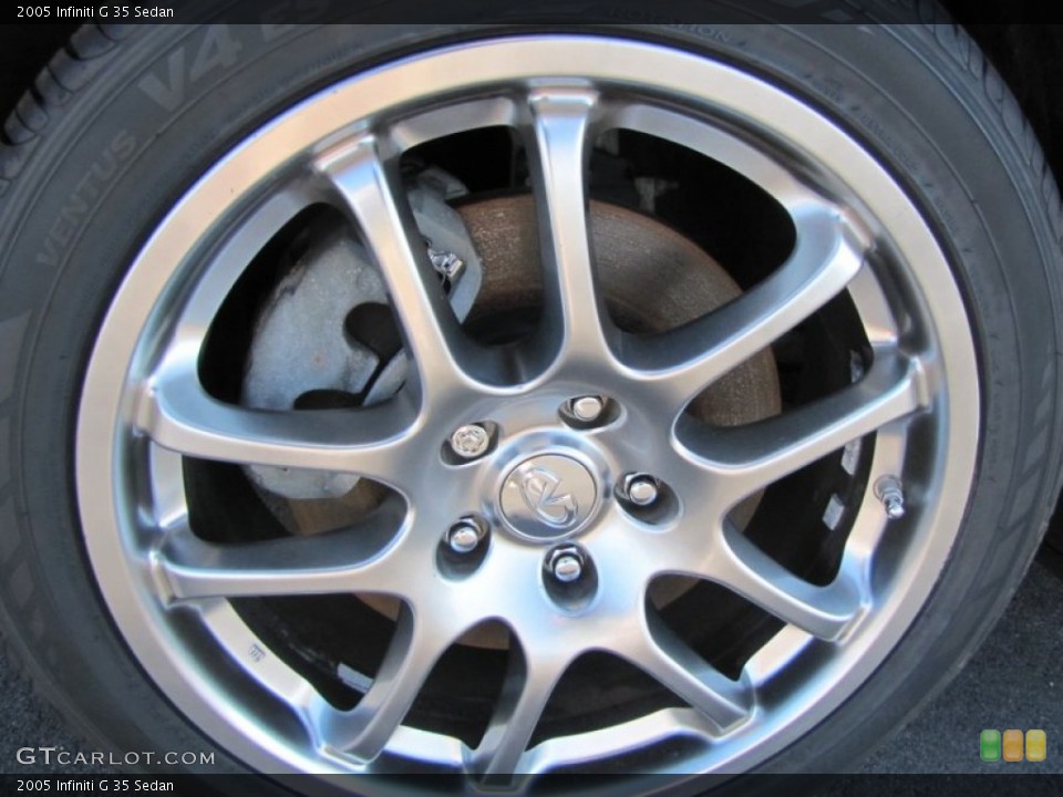 2005 Infiniti G 35 Sedan Wheel and Tire Photo #60265769