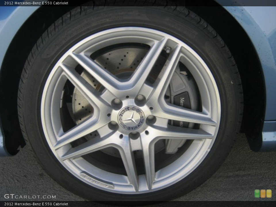 2012 Mercedes-Benz E 550 Cabriolet Wheel and Tire Photo #60286656