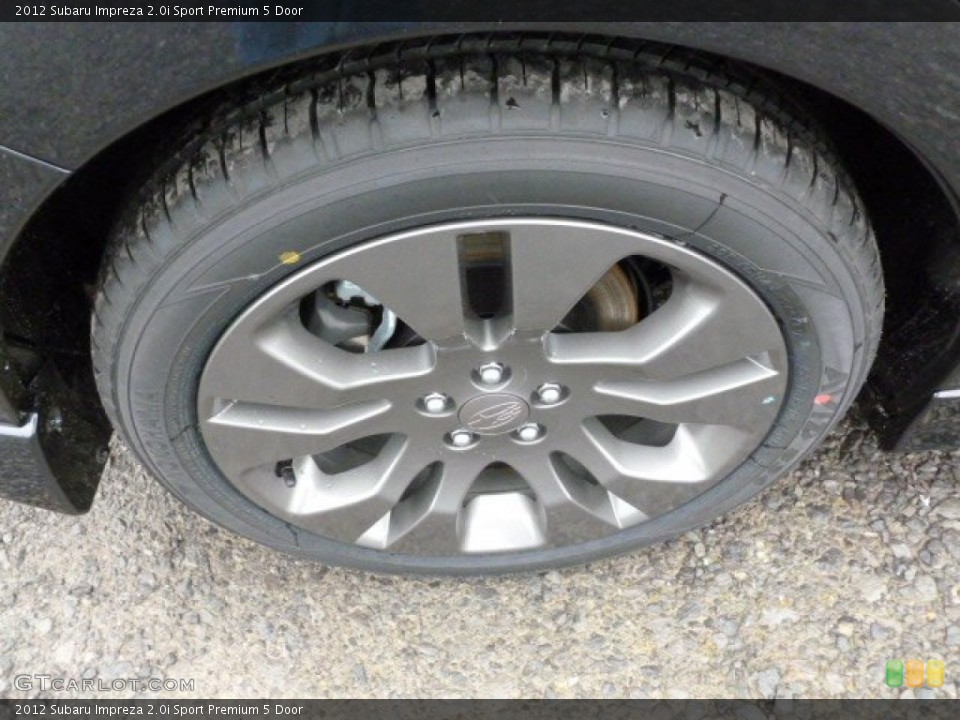 2012 Subaru Impreza 2.0i Sport Premium 5 Door Wheel and Tire Photo #60290675