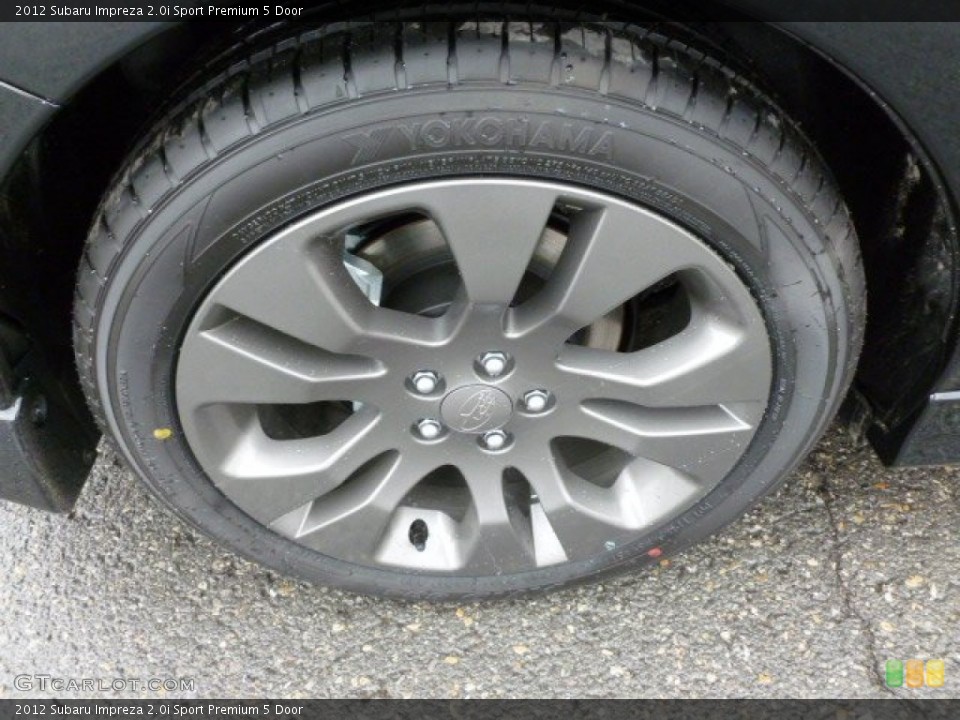 2012 Subaru Impreza 2.0i Sport Premium 5 Door Wheel and Tire Photo #60291229