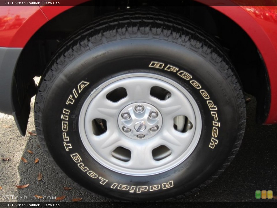 2011 Nissan Frontier S Crew Cab Wheel and Tire Photo #60292577