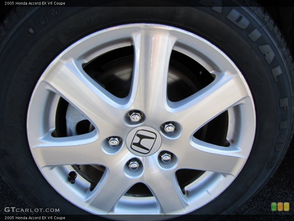 2005 Honda Accord EX V6 Coupe Wheel and Tire Photo #60304466