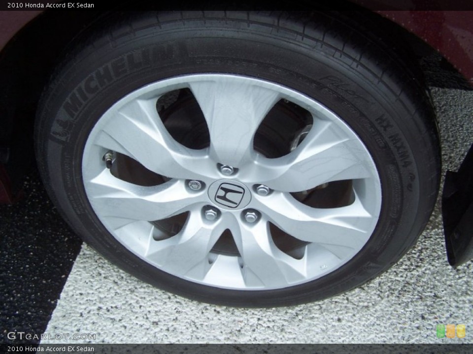 2010 Honda Accord EX Sedan Wheel and Tire Photo #60306134