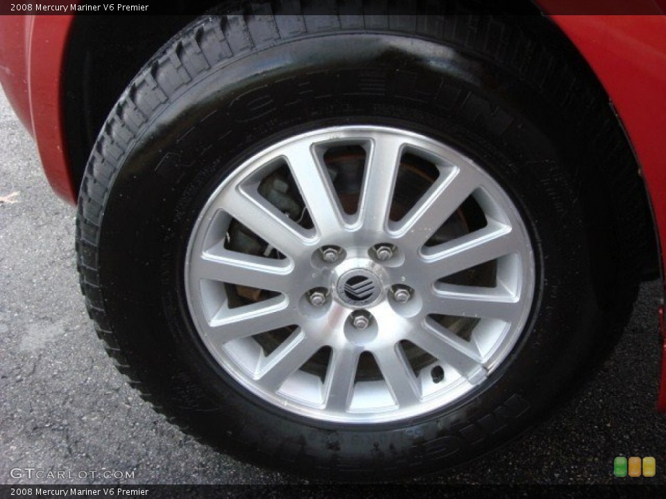 2008 Mercury Mariner V6 Premier Wheel and Tire Photo #60306593