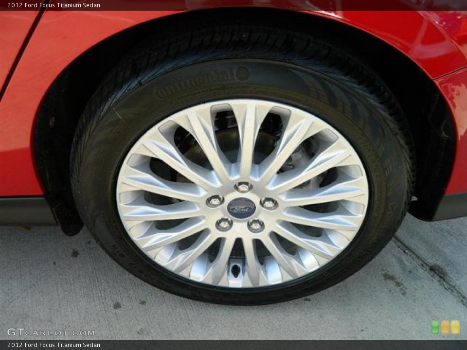 2012 Ford Focus Titanium Sedan Wheel and Tire Photo #60308831