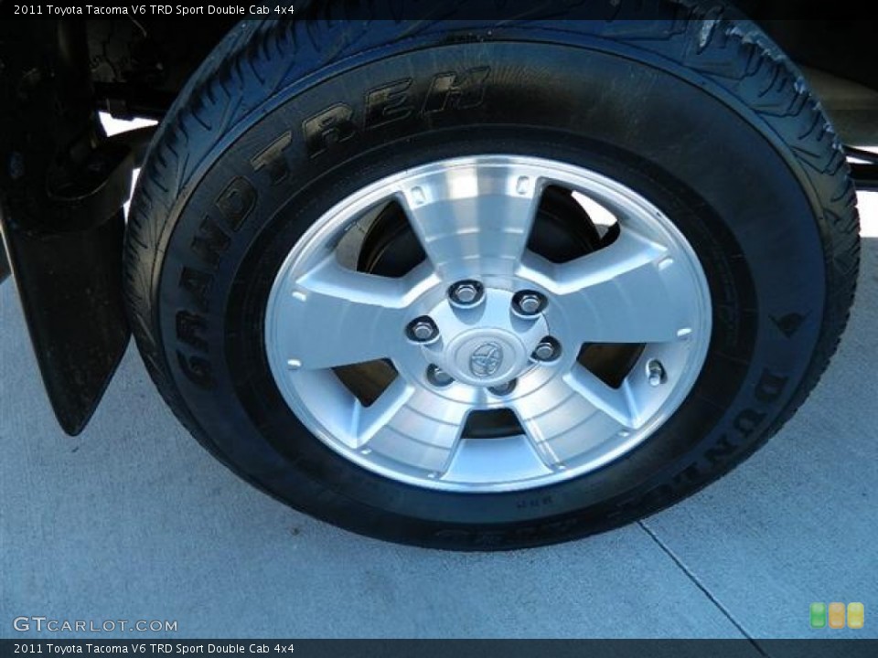 2011 Toyota Tacoma V6 TRD Sport Double Cab 4x4 Wheel and Tire Photo #60315542