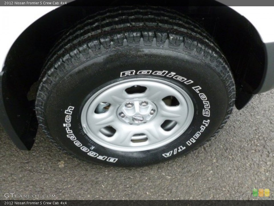 2012 Nissan Frontier S Crew Cab 4x4 Wheel and Tire Photo #60317567