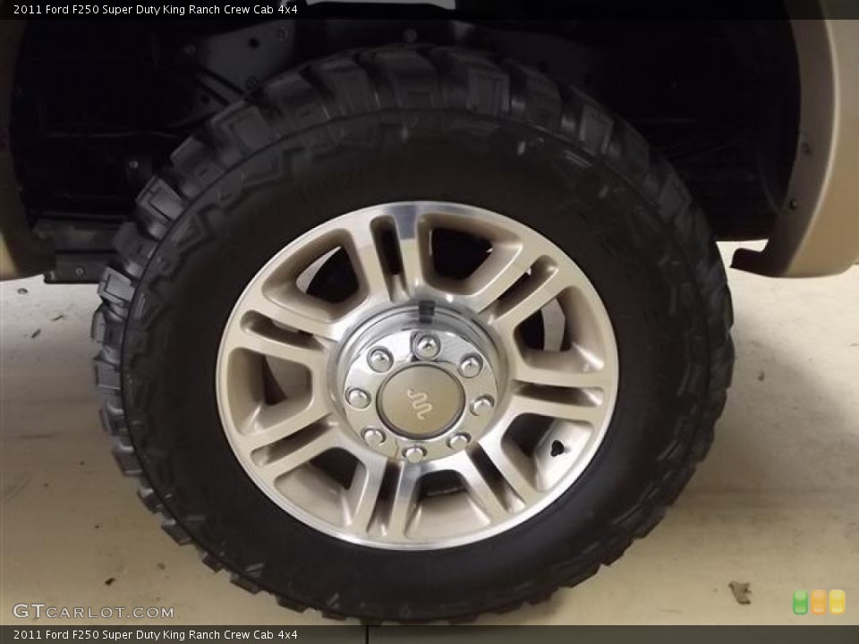 2011 Ford F250 Super Duty King Ranch Crew Cab 4x4 Wheel and Tire Photo #60318455