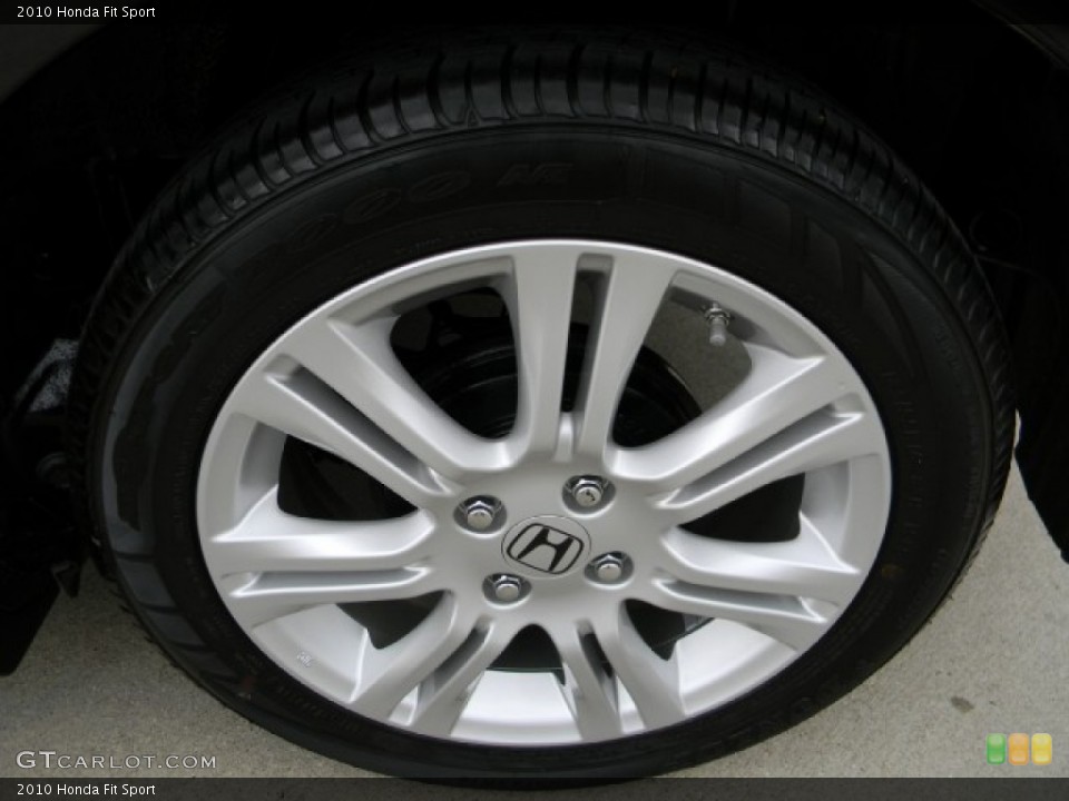 2010 Honda Fit Sport Wheel and Tire Photo #60324608