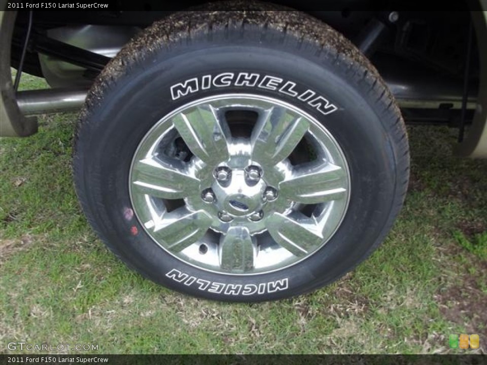 2011 Ford F150 Lariat SuperCrew Wheel and Tire Photo #60325925