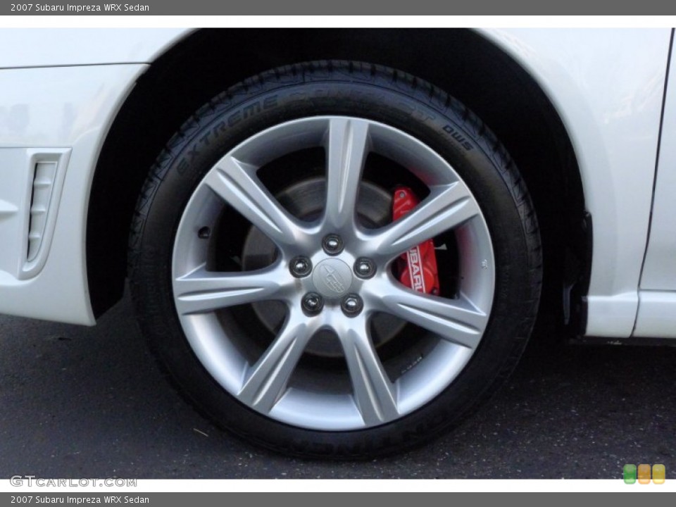 2007 Subaru Impreza WRX Sedan Wheel and Tire Photo #60326618