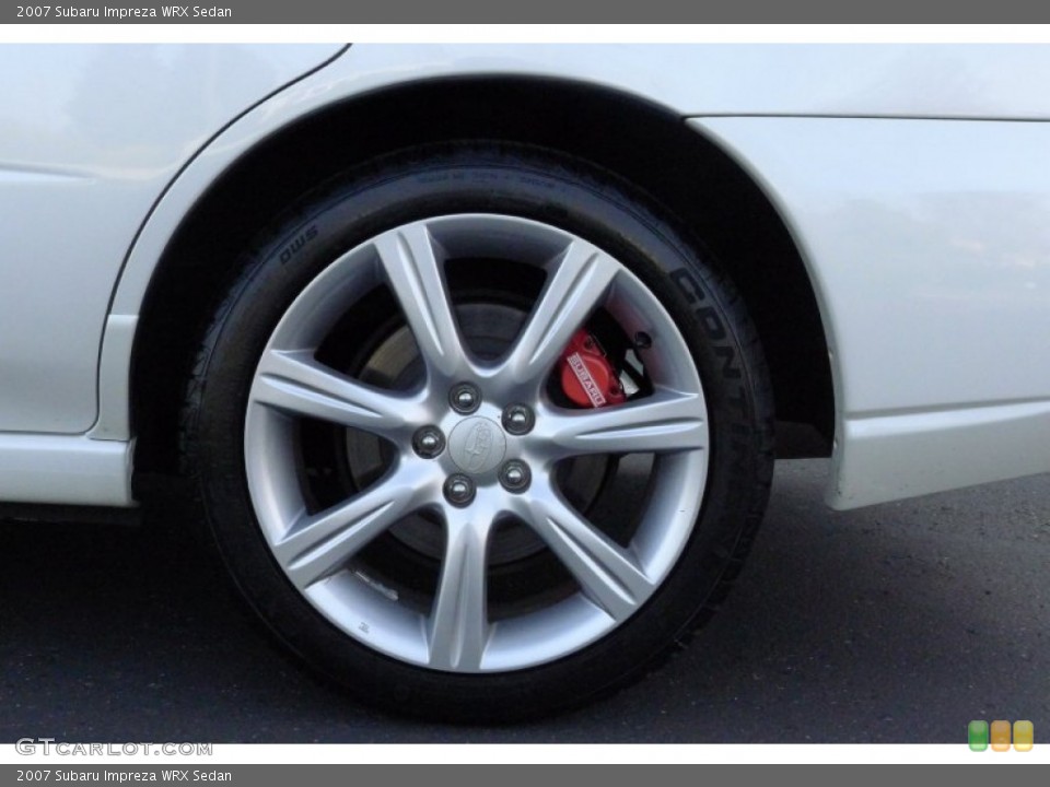 2007 Subaru Impreza WRX Sedan Wheel and Tire Photo #60326624