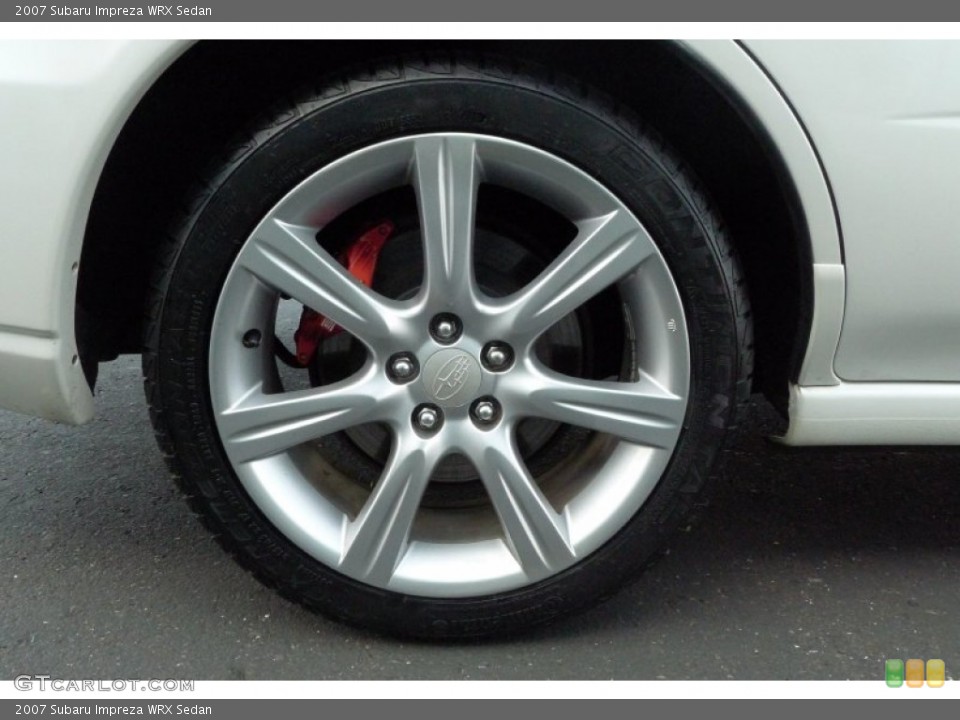 2007 Subaru Impreza WRX Sedan Wheel and Tire Photo #60326629