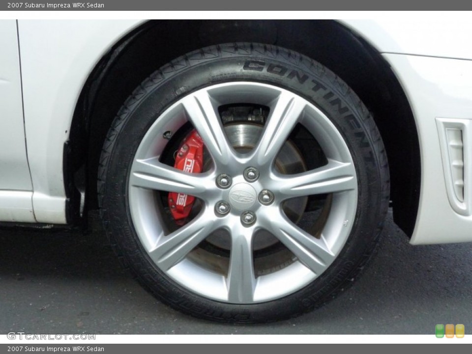 2007 Subaru Impreza WRX Sedan Wheel and Tire Photo #60326634