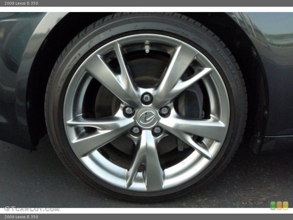2009 Lexus IS 350 Wheel and Tire Photo #60326810