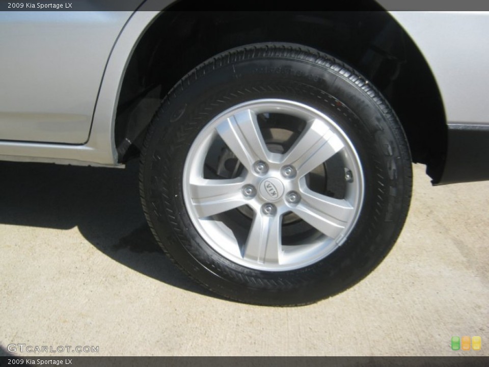 2009 Kia Sportage LX Wheel and Tire Photo #60330788