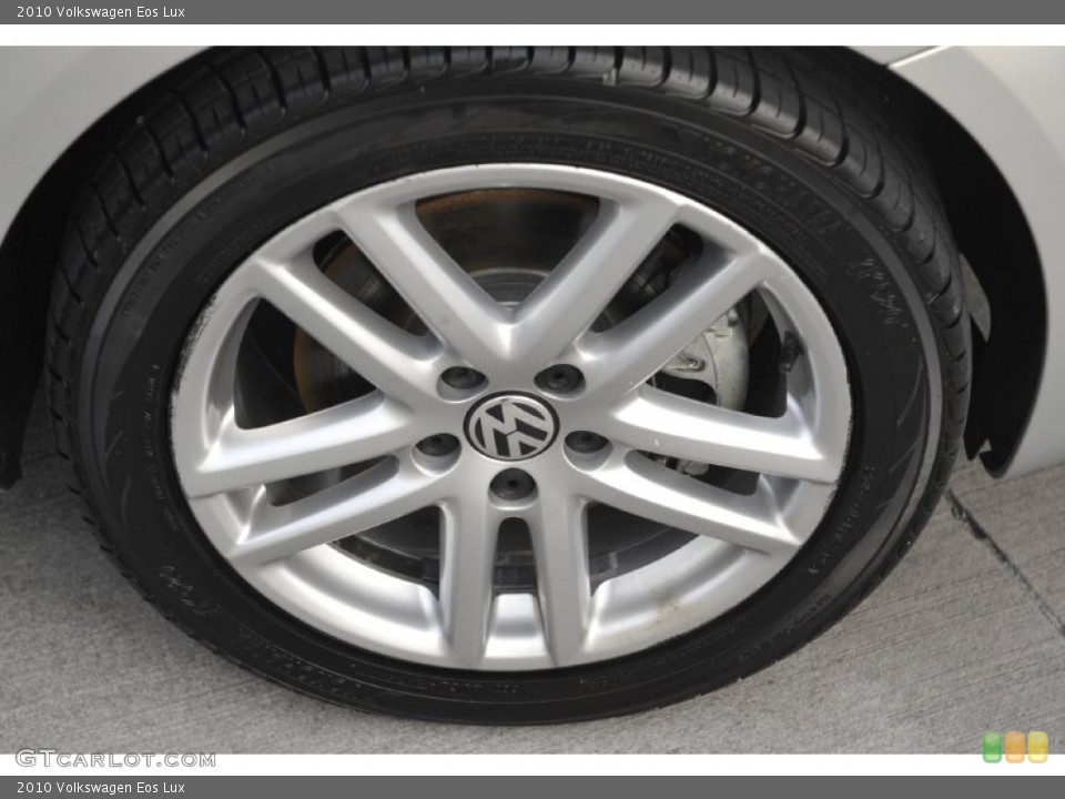 2010 Volkswagen Eos Lux Wheel and Tire Photo #60335432