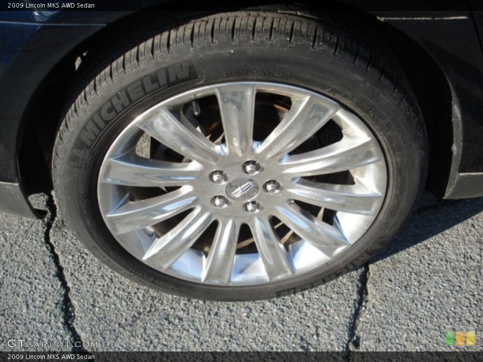 2009 Lincoln MKS AWD Sedan Wheel and Tire Photo #60337331
