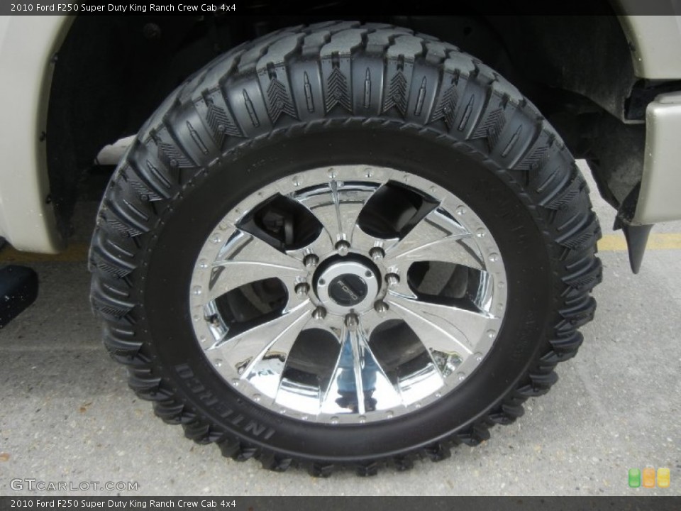2010 Ford F250 Super Duty Custom Wheel and Tire Photo #60339647