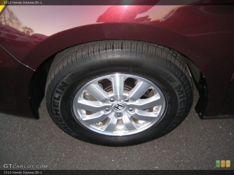 2010 Honda Odyssey EX-L Wheel and Tire Photo #60343971