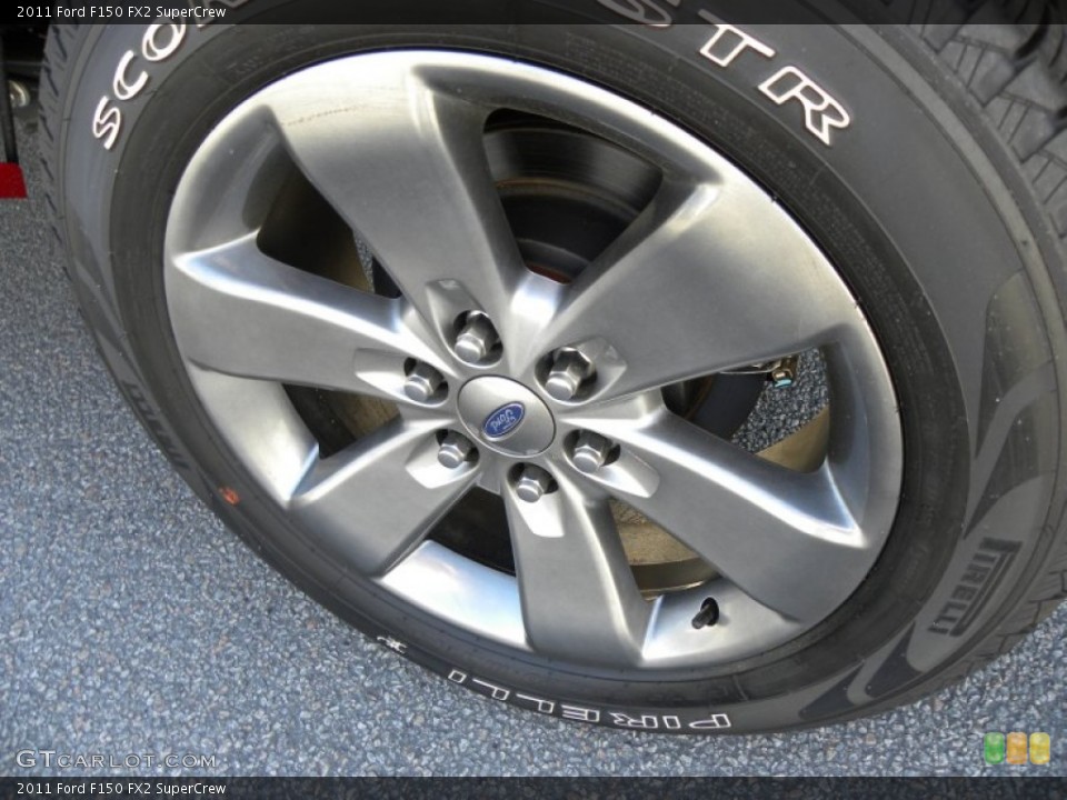 2011 Ford F150 FX2 SuperCrew Wheel and Tire Photo #60346373