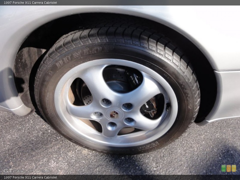 1997 Porsche 911 Carrera Cabriolet Wheel and Tire Photo #60357707