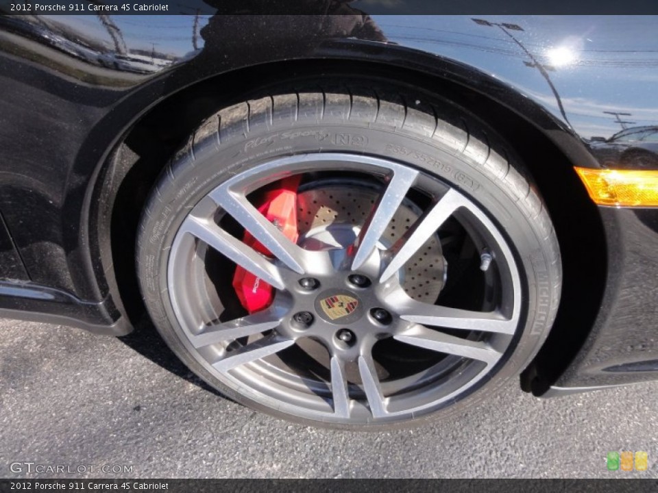 2012 Porsche 911 Carrera 4S Cabriolet Wheel and Tire Photo #60358608