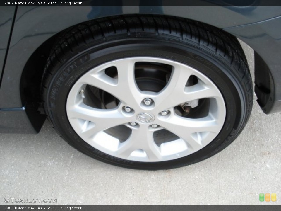 2009 Mazda MAZDA3 s Grand Touring Sedan Wheel and Tire Photo #60363171