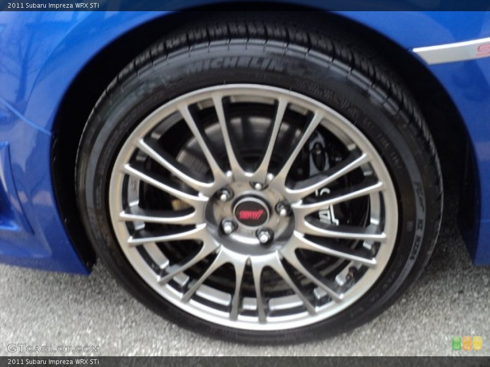 2011 Subaru Impreza WRX STi Wheel and Tire Photo #60363378